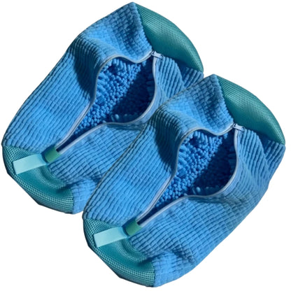 yellow laundry bags mesh shoe wash bag holding sneakers
mesh shoe laundry bag with zipper and blue trim
shoe washing bag shown with a soft bristle cleaning brush
laundry bags mesh organizer for shoes and travel storage
yellow zippered shoe wash bag displayed with sneakers inside