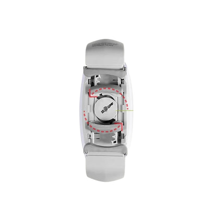 electric can opener placed on a glass jar lid
automatic jar opener showing button press operation
white electric can opener removing a metal jar lid
hand pressing button on electric can opener over a jar
can openers instruction image with jar lid opening steps