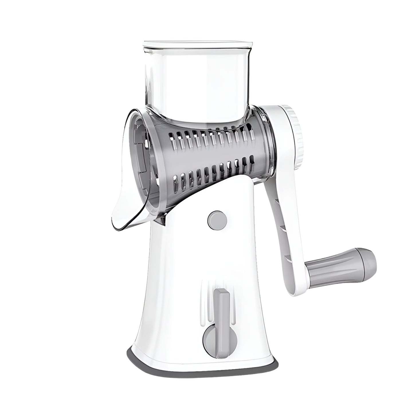 5 in 1 rotary vegetable grater with blades for slicing shredding and julienne cuts