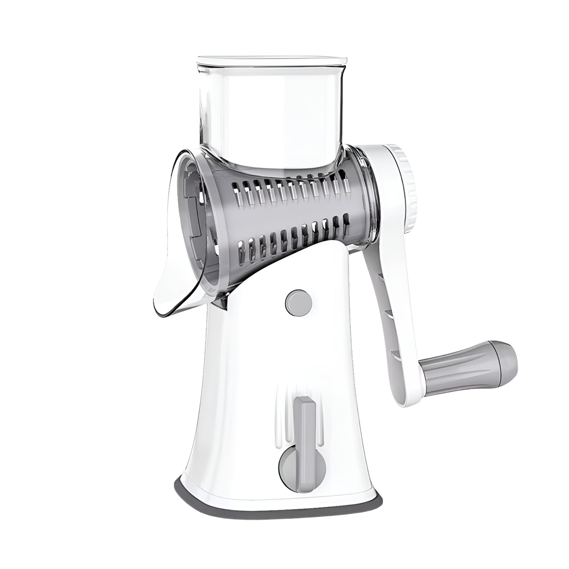 5 in 1 rotary vegetable grater with blades for slicing shredding and julienne cuts