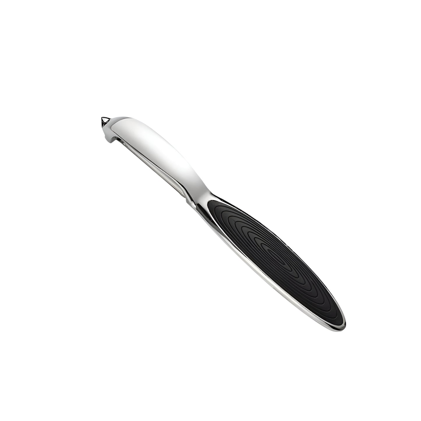 Stainless steel vegetable peeler set with black grip handles on a kitchen surface

Fruit and vegetable peeler with metal blade and ergonomic black handle

Vegetable peeler and Y peeler shown beside a wooden cutting board

Stainless steel potato peeler with black non slip handle for kitchen prep

Metal vegetable peeler tools for peeling fruits, potatoes, and carrots