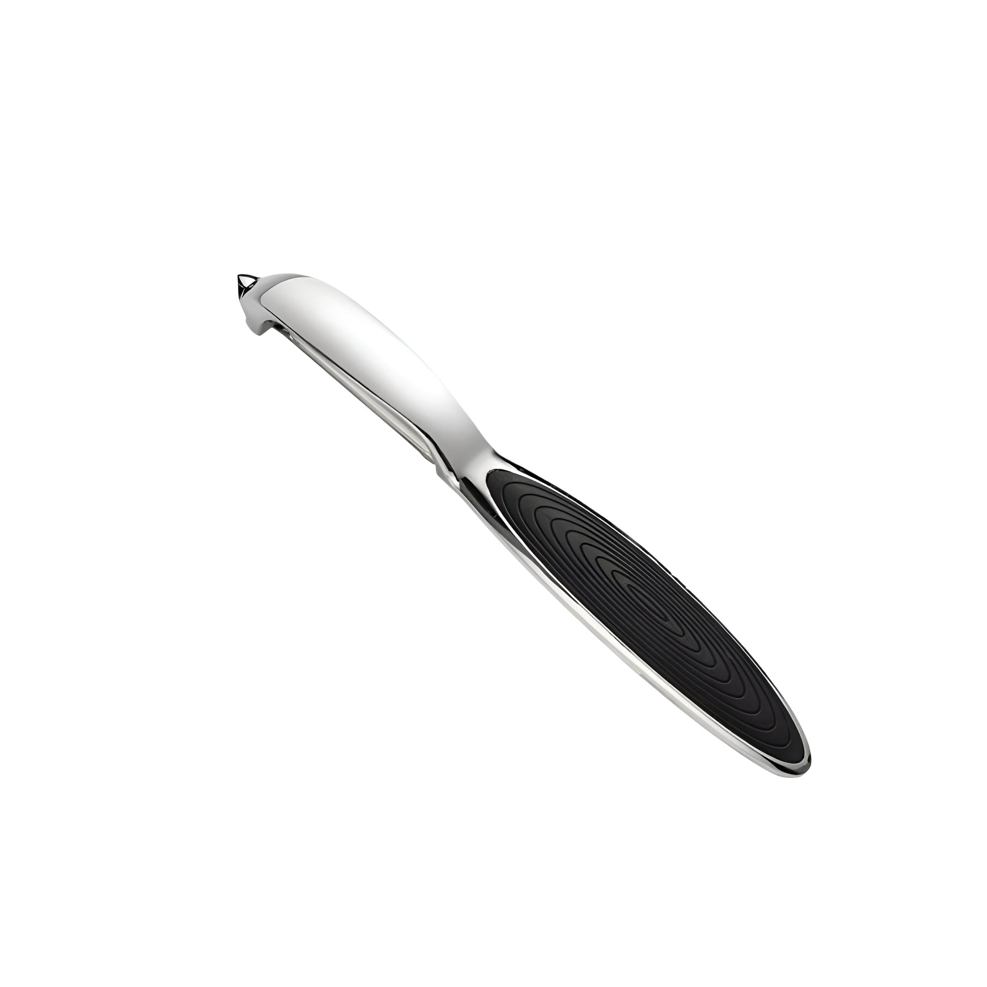 Stainless steel vegetable peeler set with black grip handles on a kitchen surface

Fruit and vegetable peeler with metal blade and ergonomic black handle

Vegetable peeler and Y peeler shown beside a wooden cutting board

Stainless steel potato peeler with black non slip handle for kitchen prep

Metal vegetable peeler tools for peeling fruits, potatoes, and carrots