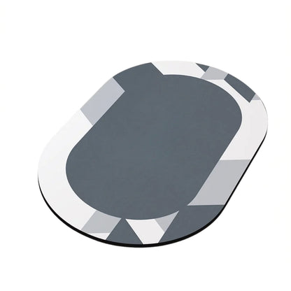 diatomite bathroom mat displayed in a modern bathroom setting