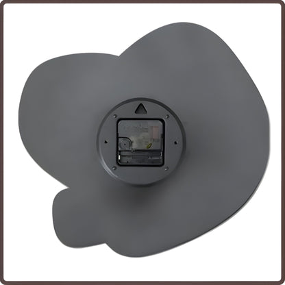 silent quartz large wall clock with black hands and number display
