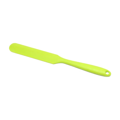 silicone spatula scraper in green black blue yellow red and orange