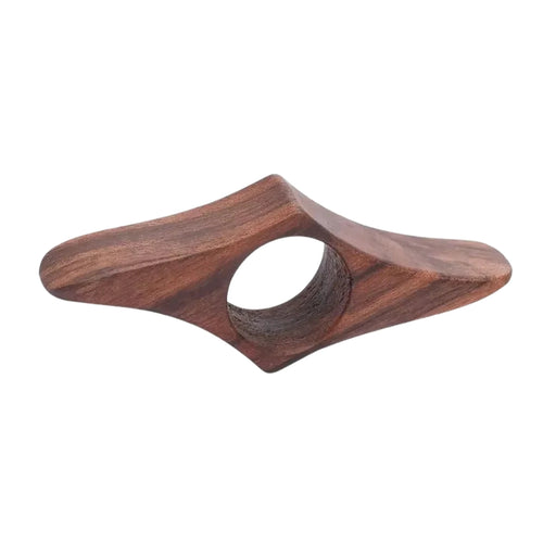 wooden bookmarks with thumb hole for holding book pages open