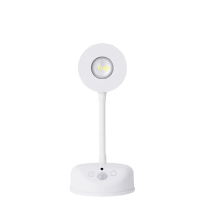 wall lights with motion sensor mounted on a bedroom wall.