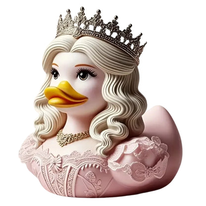Figurines alien duck resin decor for desk car quirky collectible