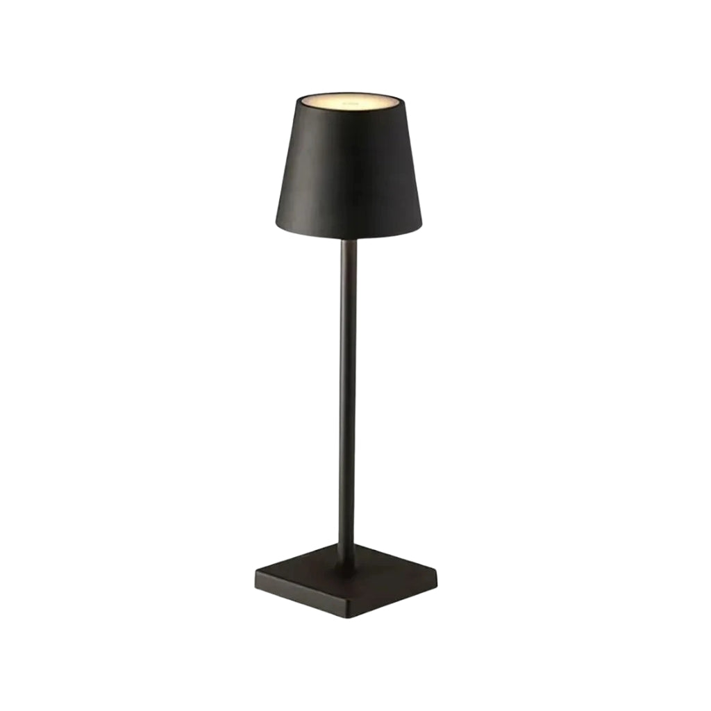 small table lamp with touch control for nightstand lighting
