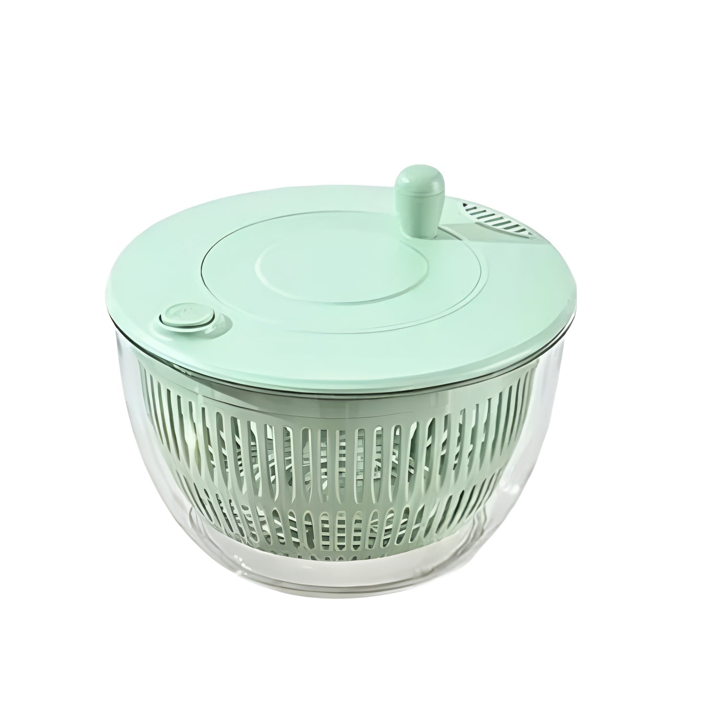 Stainless steel salad spinner with slicer blades used to cut vegetables
Multi-function food slicer set with salad spinner bowl and vegetable blades
Salad Spinners set shown with cucumber, carrot, cabbage, and slicing inserts
Person slicing vegetables over a stainless steel lettuce spinner bowl
Large salad spinner and vegetable slicer set displayed with fresh produce