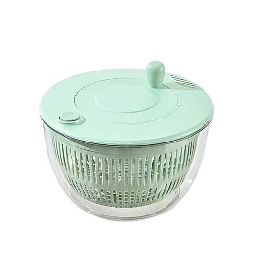 Stainless steel salad spinner with slicer blades used to cut vegetables
Multi-function food slicer set with salad spinner bowl and vegetable blades
Salad Spinners set shown with cucumber, carrot, cabbage, and slicing inserts
Person slicing vegetables over a stainless steel lettuce spinner bowl
Large salad spinner and vegetable slicer set displayed with fresh produce