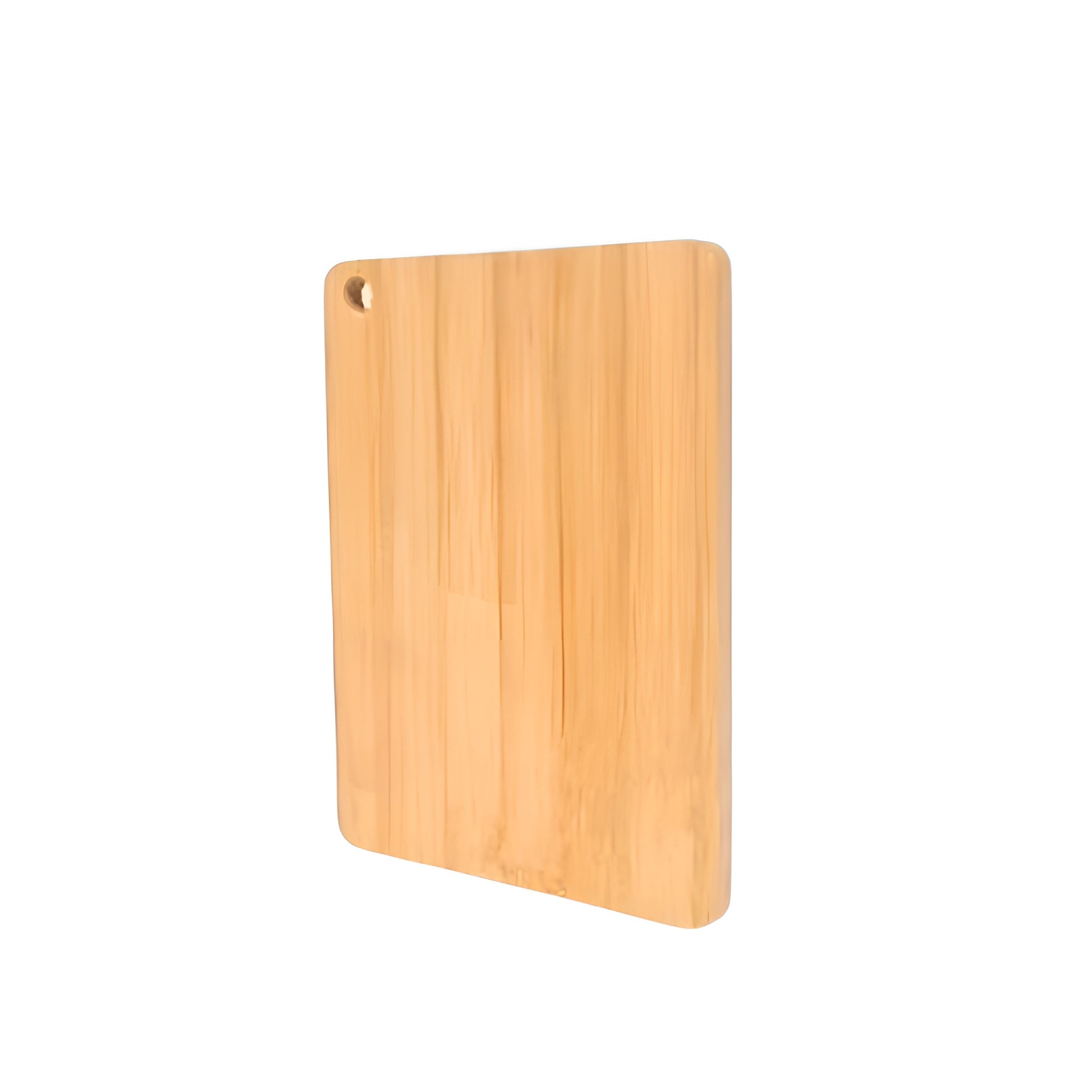Natural bamboo cutting boards in three sizes standing on a kitchen counter
WXCOO bamboo chopping board set with rectangular wooden boards
Large cutting board made of bamboo displayed upright in kitchen setting
Double sided bamboo cutting boards with handle slot on dark background
Wooden cutting boards for kitchen prep shown beside food ingredients