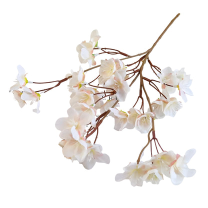 Cherry Blossom Artificial Flowers for home decor pink silk stems
