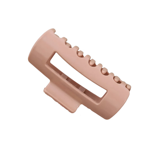 woman wearing a black silicone hair claw clip in an updo
flexible hair claw clips shown in black white khaki and red colors
large black claw clip held in hand beside styled hair
soft silicone hair clips for holding hair in a bun
bendable hair claw clips displayed with nonslip teeth design
