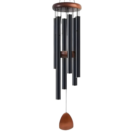 metal wind chimes with hanging tube design for outdoor decor
retro style wind chimes made from metal tubes for garden display
hanging chimes outdoor decor piece with aluminum tube design
memorial style wind chimes for porch garden or patio display