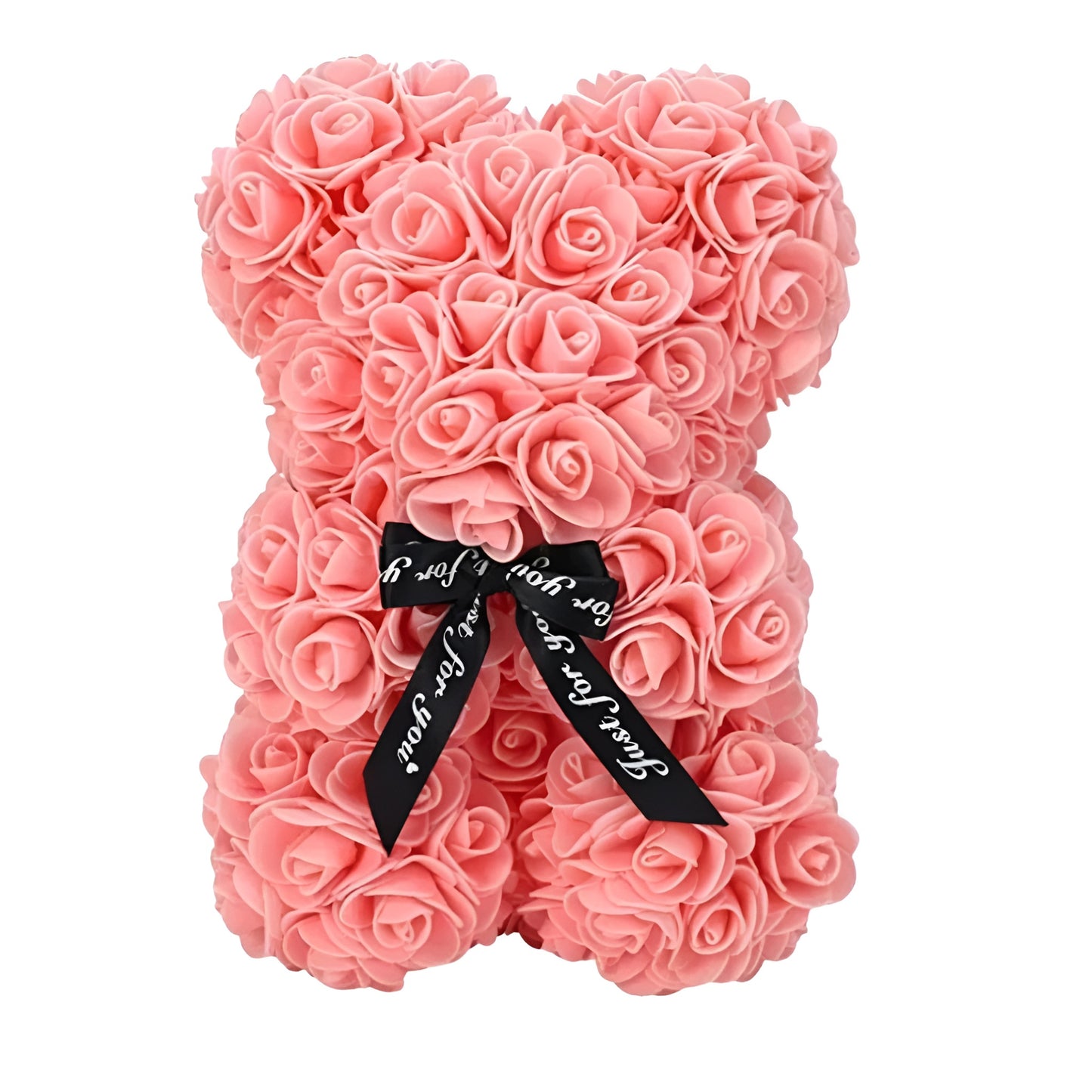 Artificial rose teddy bear for Mother’s Day with red roses and a heart-shaped design
Eternal rose teddy bear gift for mom, perfect for Valentine's Day or anniversary
Close up of the artificial flower bear, a romantic gift for Mother's Day and birthdays
Red rose teddy bear decoration, ideal for gifting on special occasions like Mother's Day
Artificial rose bear with soft petals, a perfect home decor gift for loved ones