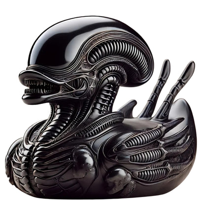Figurines alien duck resin decor for desk car quirky collectible