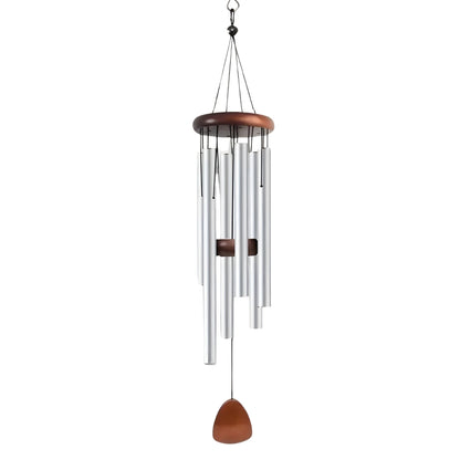 metal wind chimes with hanging tube design for outdoor decor
retro style wind chimes made from metal tubes for garden display
hanging chimes outdoor decor piece with aluminum tube design
memorial style wind chimes for porch garden or patio display